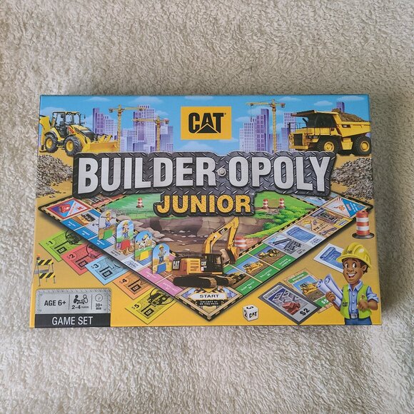MasterPieces CAT Builder*opoly Junior Board Game - Picture 1 of 2